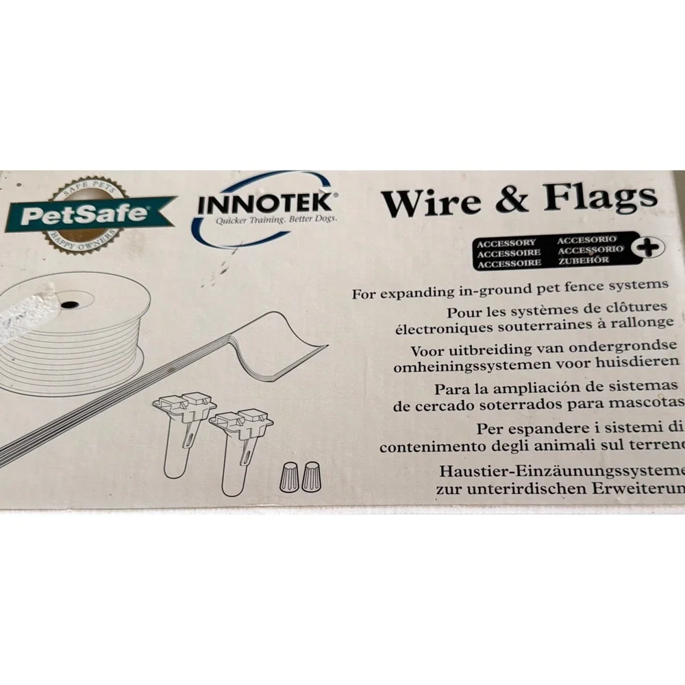 NIB**PETSAFE Wire & Flag Kit - 500 FT Boundary Wire 50 Flags 2 Splice Capsules